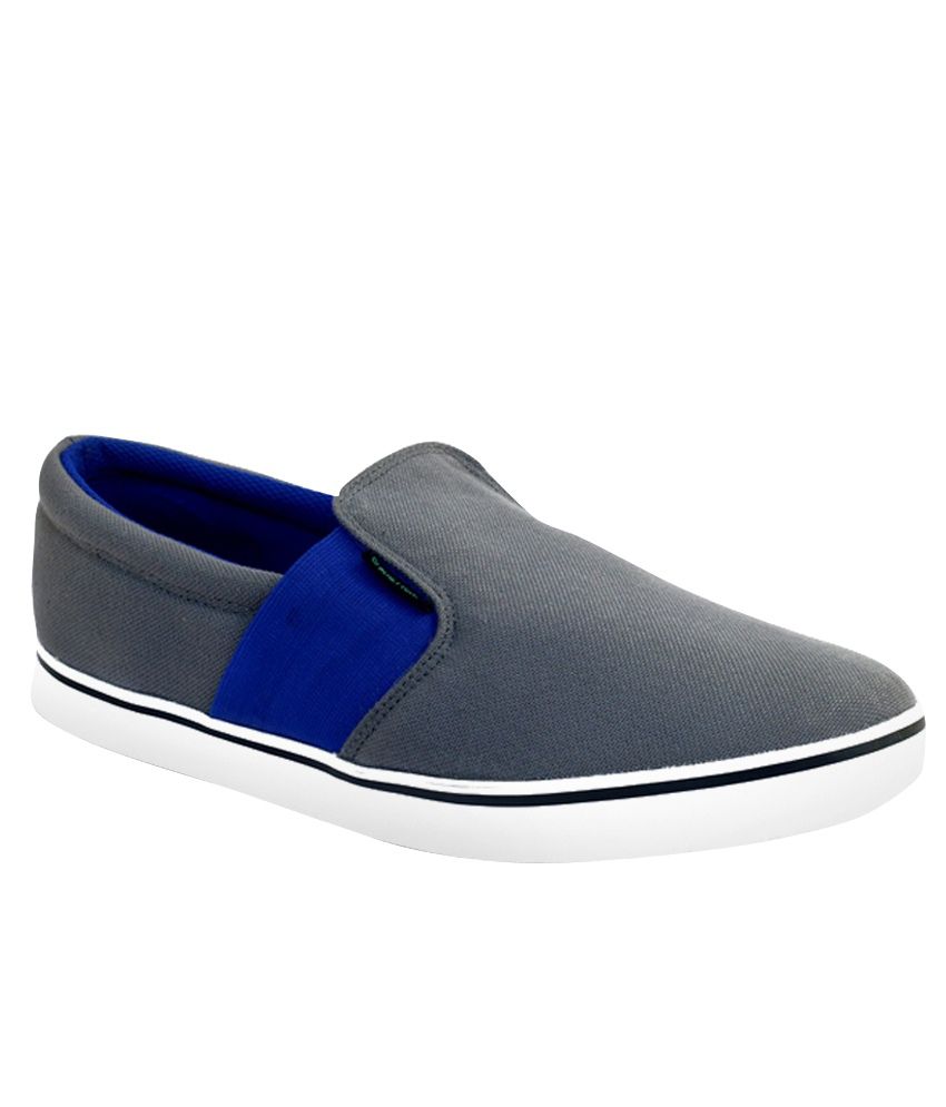United Colors of Benetton Gray Slip-on Shoes Price in India- Buy United ...