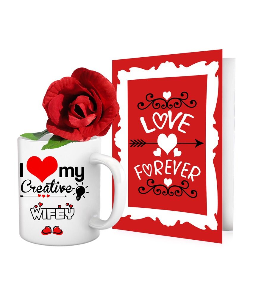 Tied Ribbons Valentine Gift Set For Creative Wife Buy Online At Best Price In India Snapdeal