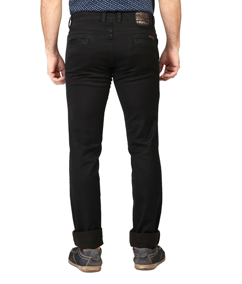 black skinny fit jeans