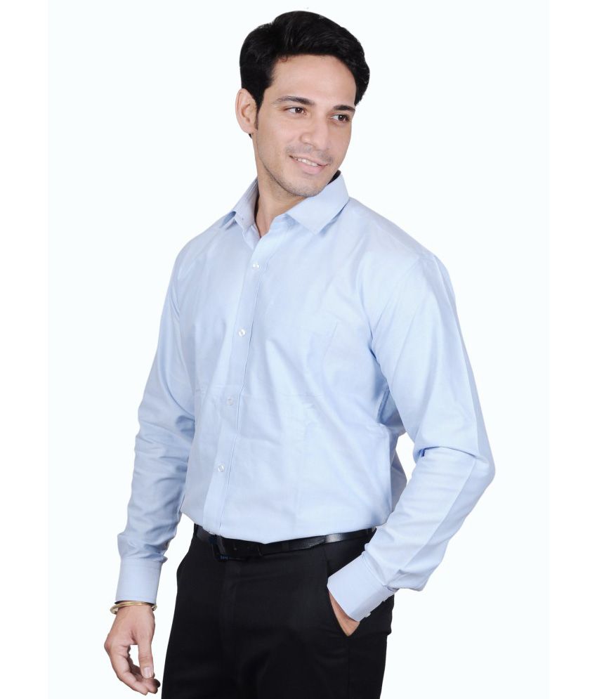 Kumar Fashion Blue Formal Shirt - Pack Of 2 - Buy Kumar Fashion Blue ...