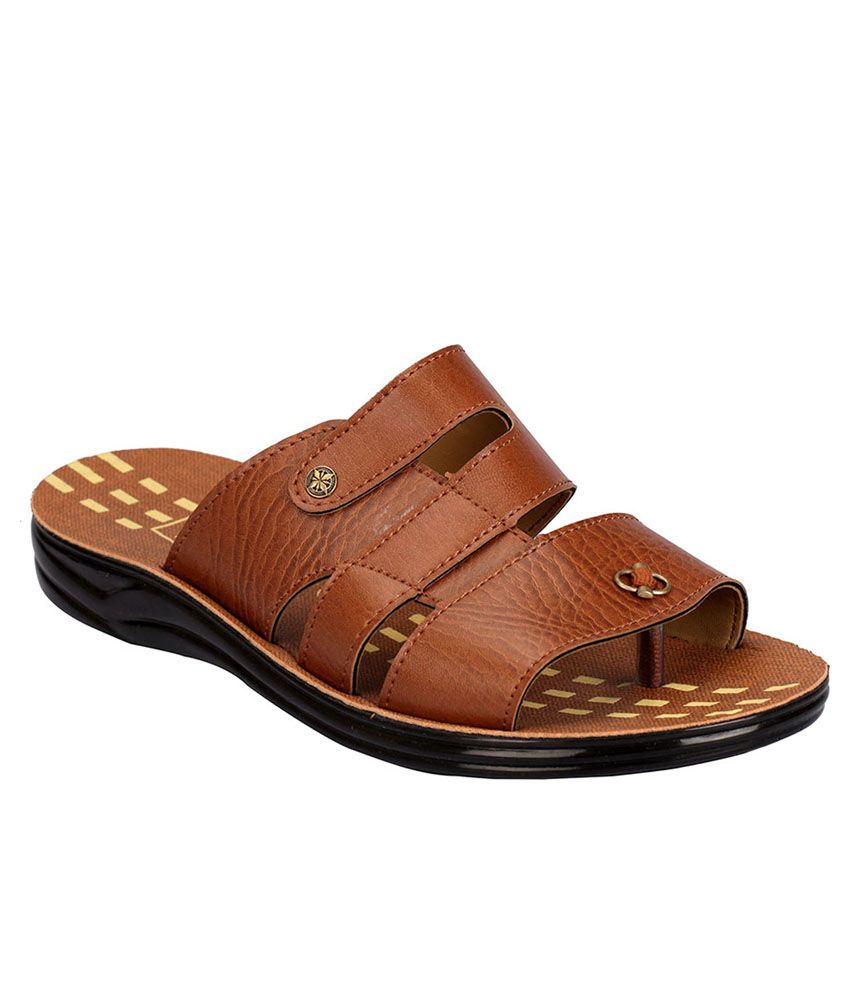Lakhani Coolak Tan Daily Slippers Price in India- Buy Lakhani Coolak ...