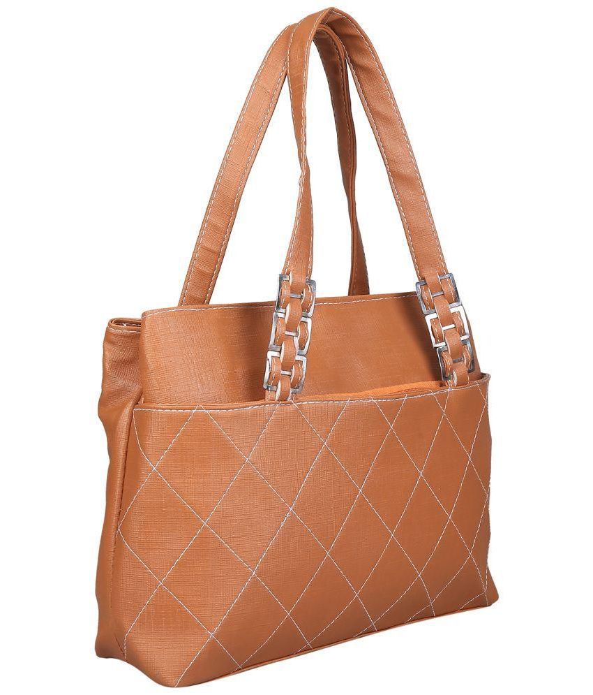 Freya Brown Leather Shoulder Bag - Buy Freya Brown Leather Shoulder Bag ...