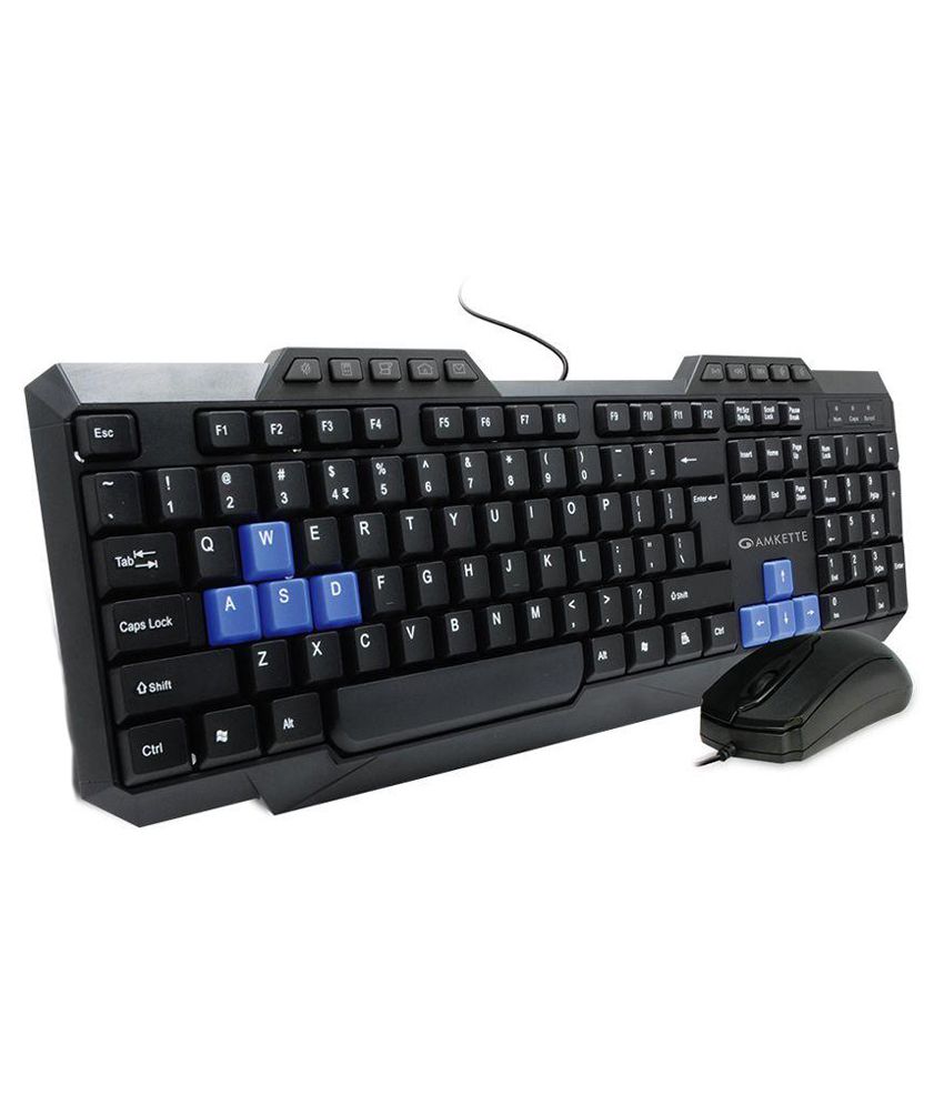     			Amkette Xcite Neo USB Keyboard and Mouse Combo (Black)