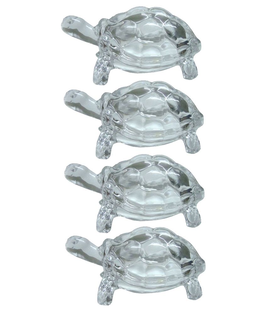     			Prax Crystal Tortoise Showpiece - Pack Of 4