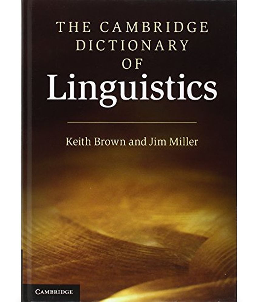 Linguistics dictionary online book