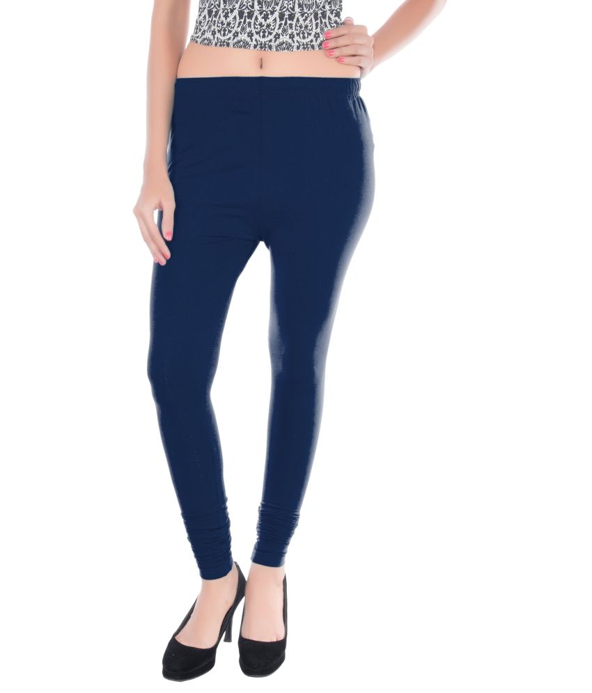 navy blue top with leggings