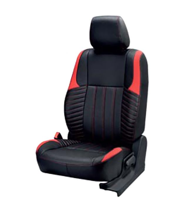 Elaxa Seat Cover For Chevrolet Beat Black Buy Elaxa Seat Cover For