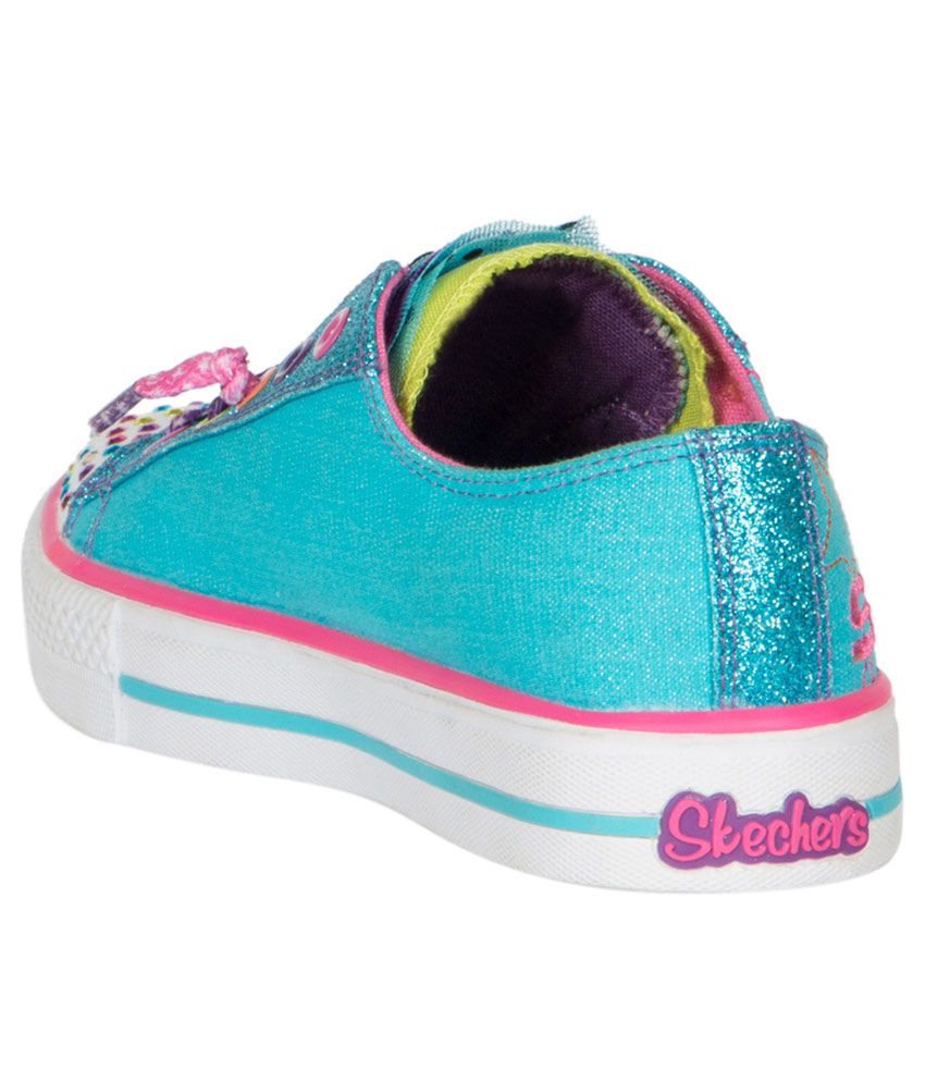 Skechers Shuffles Turquoise Casual Shoes For Kids Price in India- Buy ...