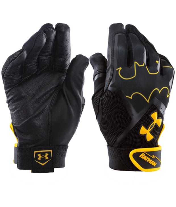 Under Armour Youth Batman Clean-up Vi Batting Gloves, Black/yellow: Buy  Online at Best Price on Snapdeal