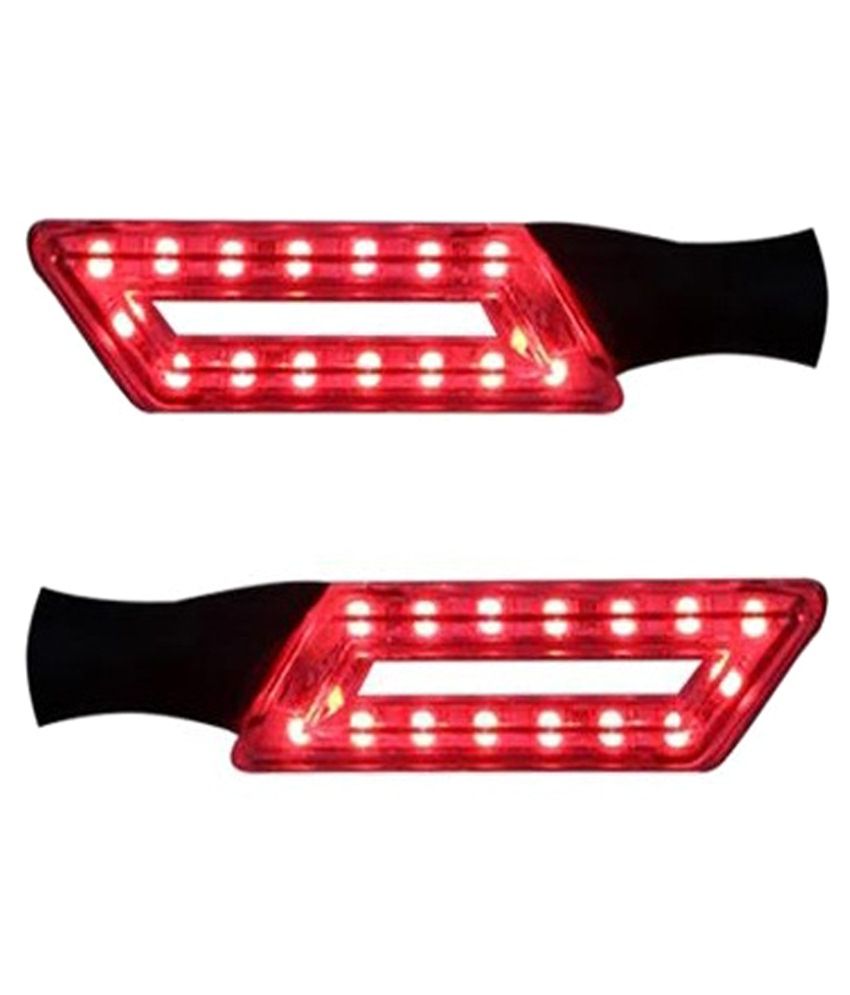 Accessoreez Red Led Bike Indicators For Ktm Duke 200 Set Of 2 Buy