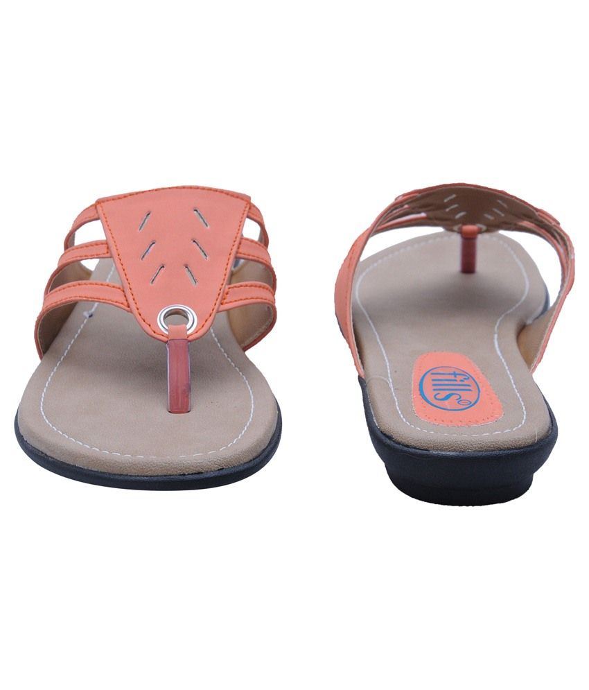 Fills Orange Ladies Slipper Price in India- Buy Fills Orange Ladies Slipper Online at Snapdeal