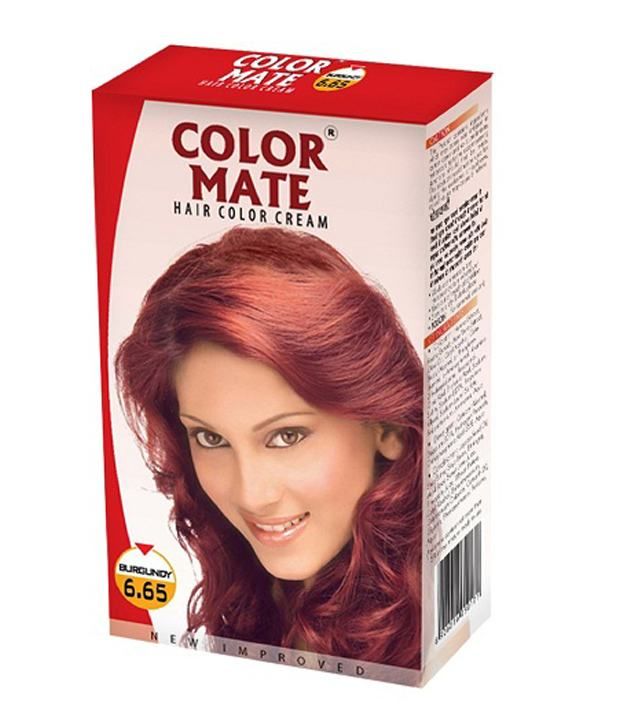  Color  Mate Hair  Color  Cream Burgundy  Mahogany Buy Color  