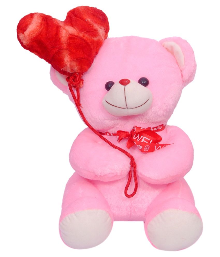 Kashish Toys Pink Polyester Teddy bear stuffed love soft toy for ...