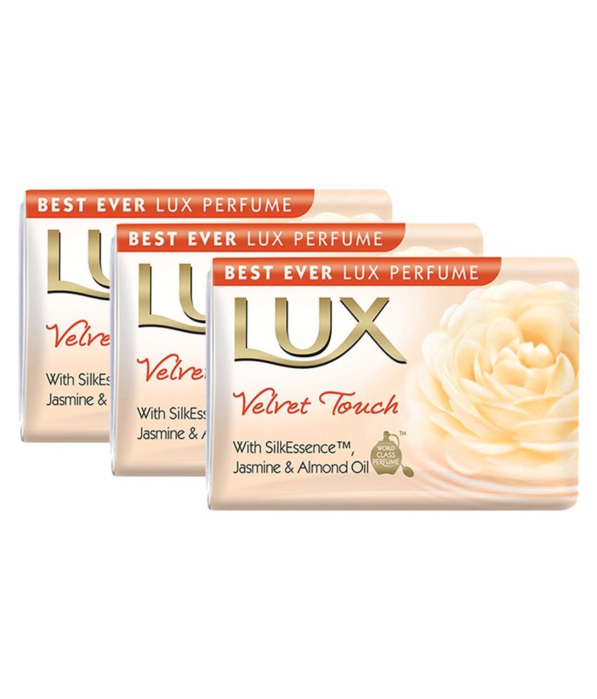 Lux Velvet Touch Jasmine & Almond Oil Soap Bar 3x100 g ...