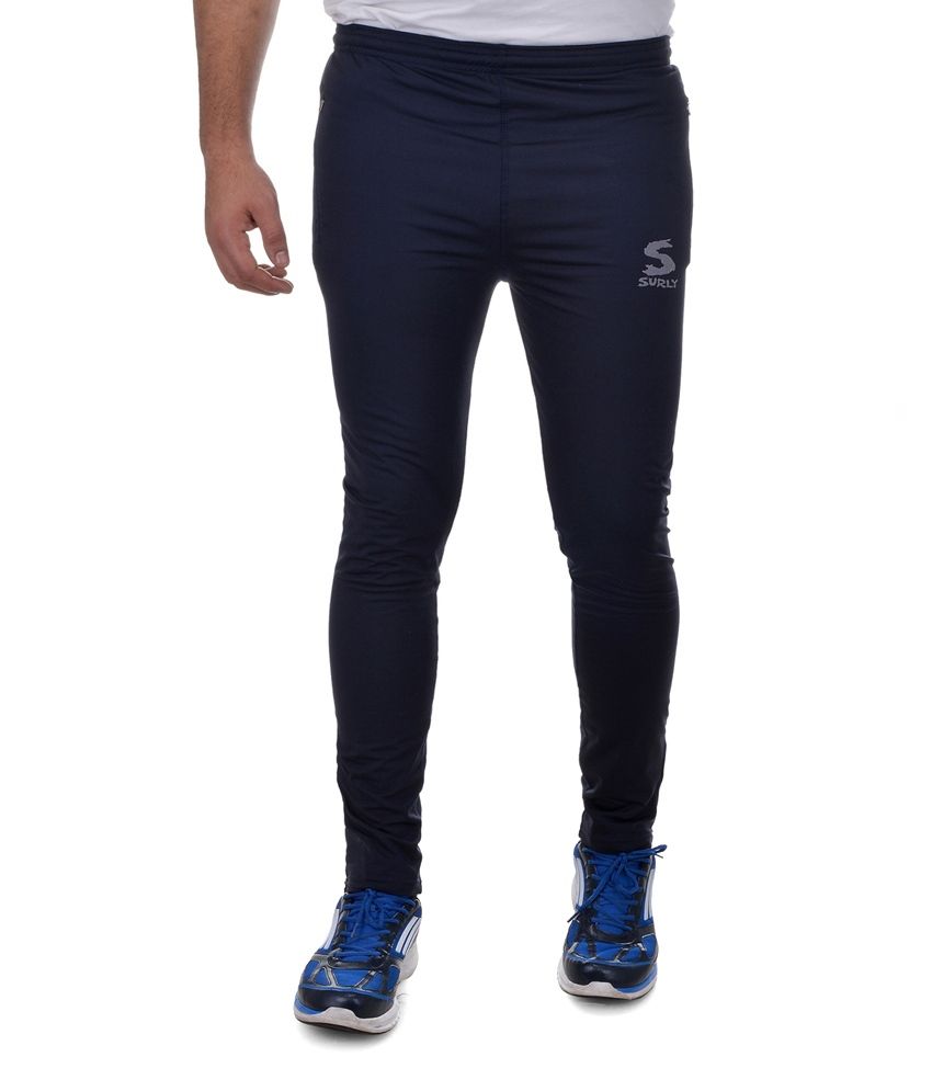 navy blue polyester pants