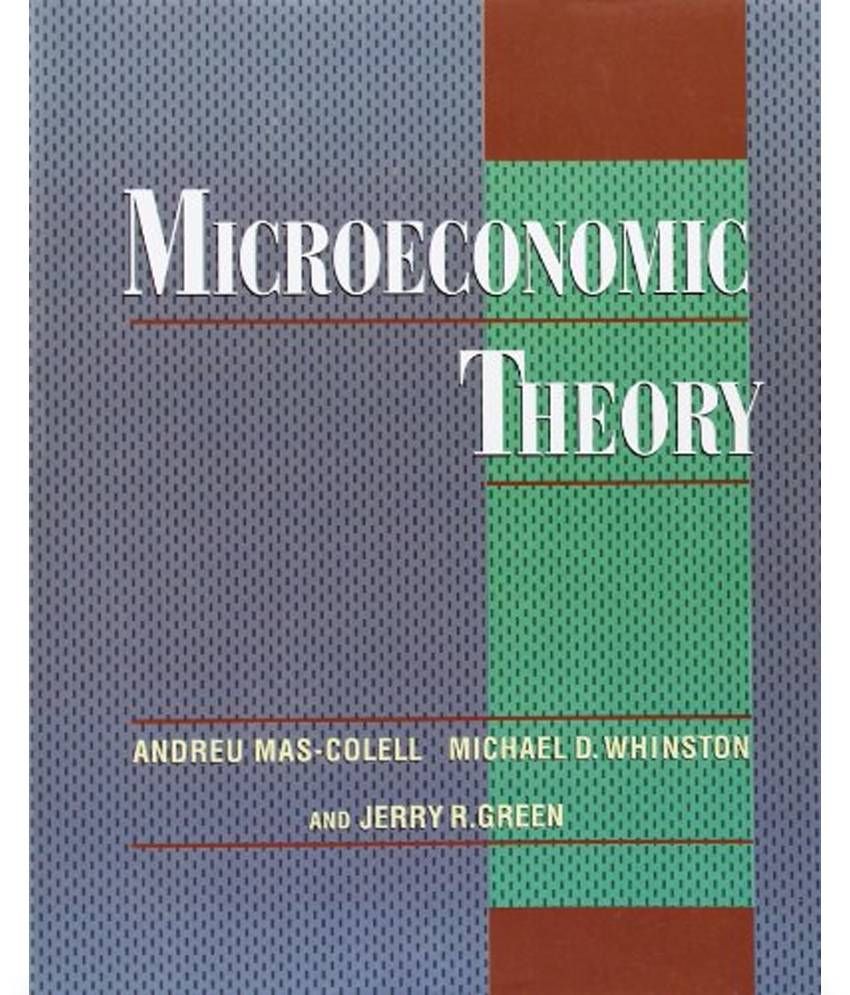 Microeconomic Theory: Buy Microeconomic Theory Online At Low Price In ...