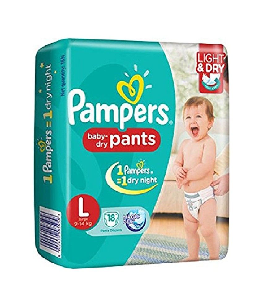 snapdeal pampers pants large