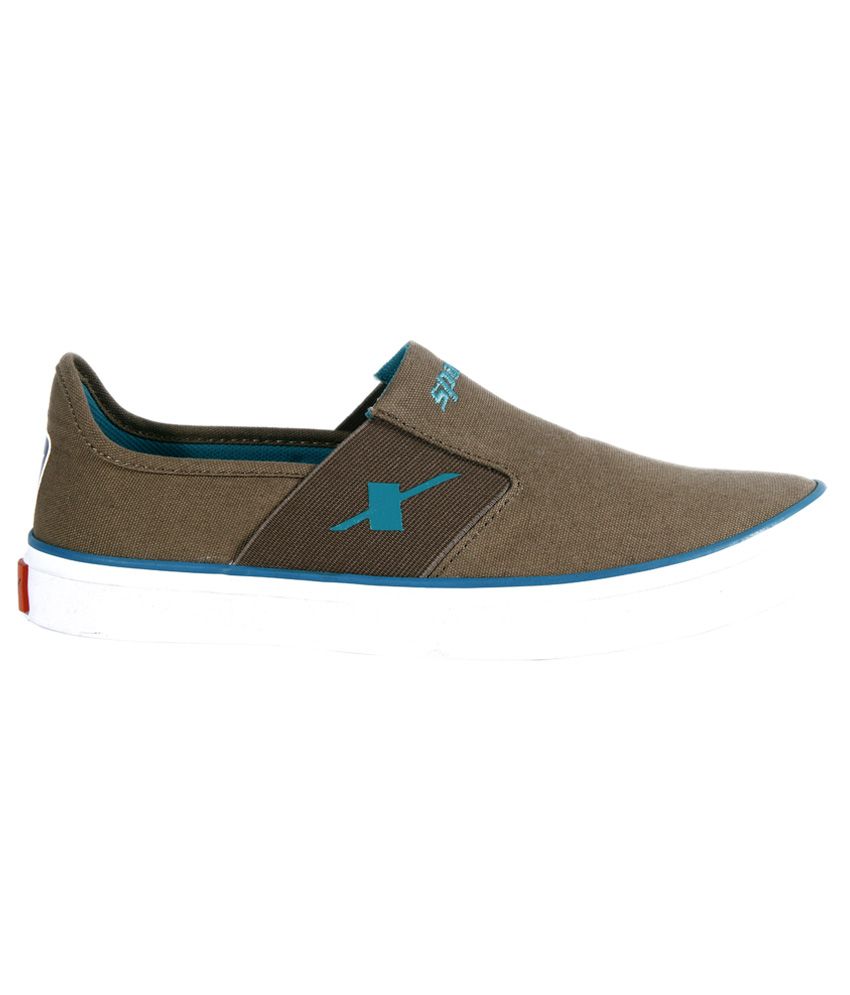 sparx men's mesh loafers