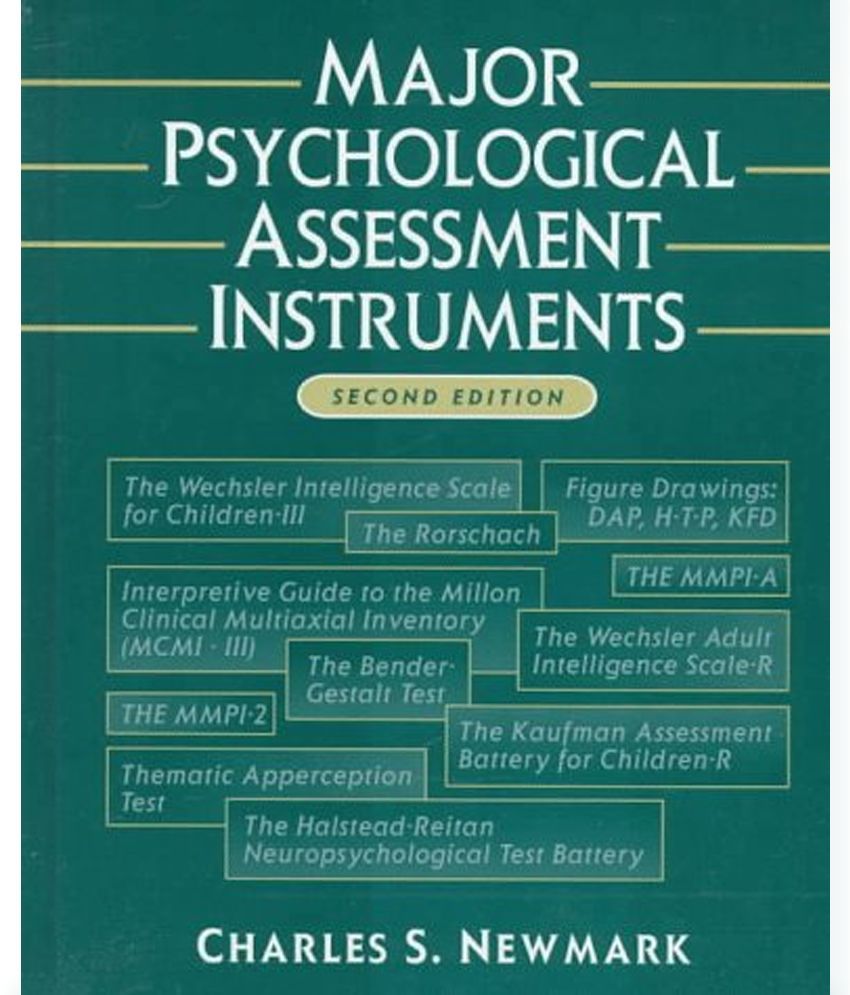 major-psychological-assessment-instruments-buy-major-psychological