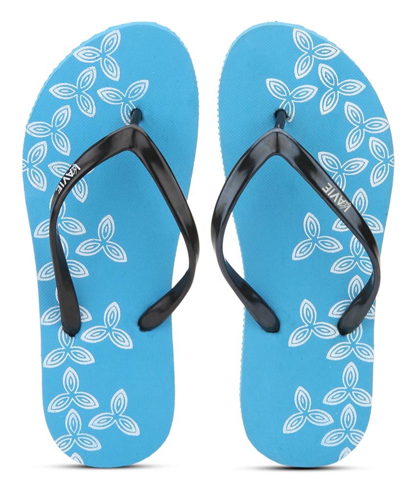 Lavie Blue Flip Flops Price in India- Buy Lavie Blue Flip Flops Online at Snapdeal
