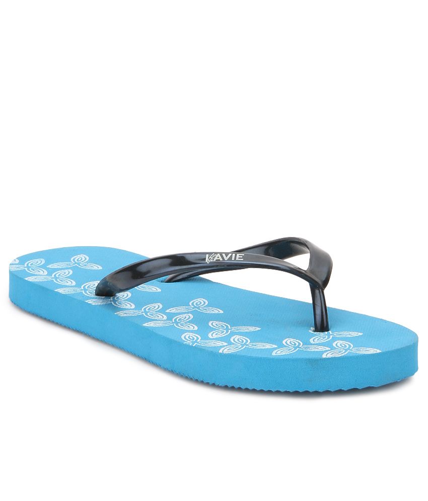 Lavie Blue Flip Flops Price in India- Buy Lavie Blue Flip Flops Online at Snapdeal