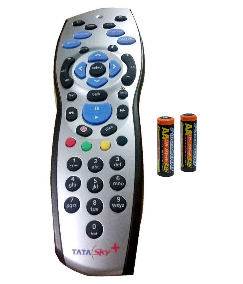     			Compatible Tata Sky Plus DTH Remote Compatible with Tata sky