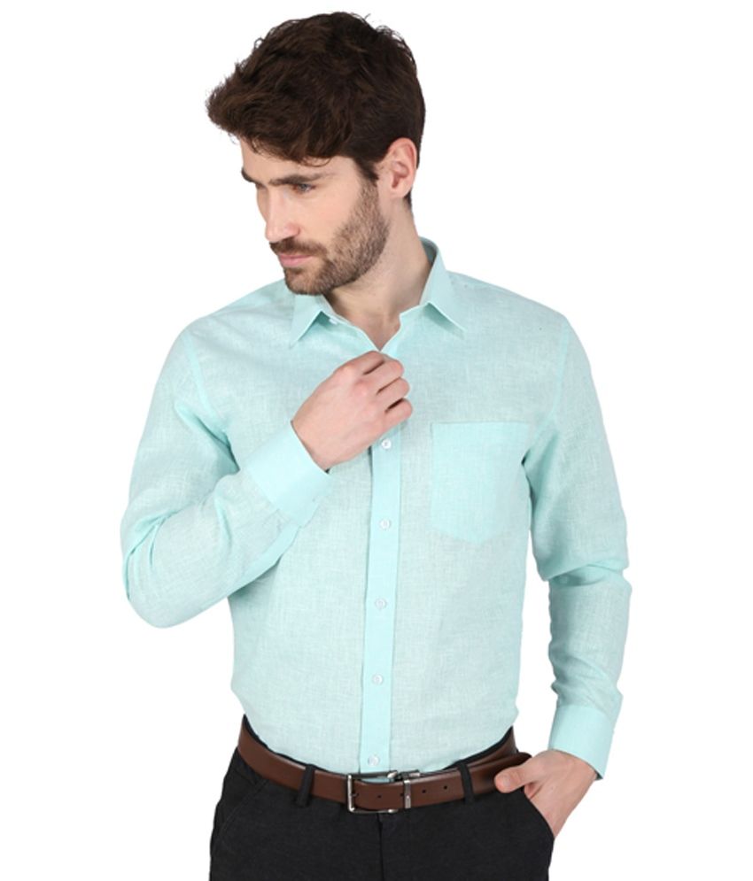 lime green formal shirt
