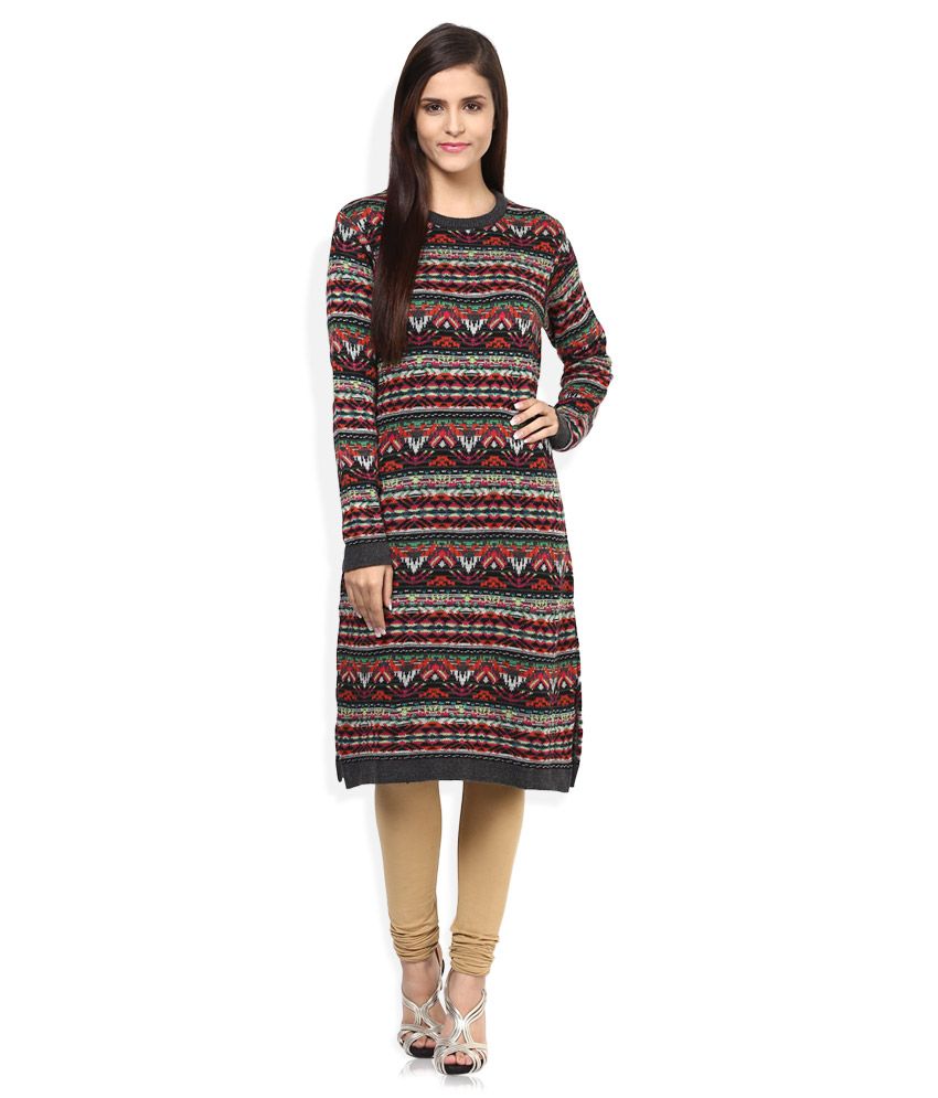 Rangmanch By Pantaloons Multicolor Printed Tunic Buy Rangmanch By