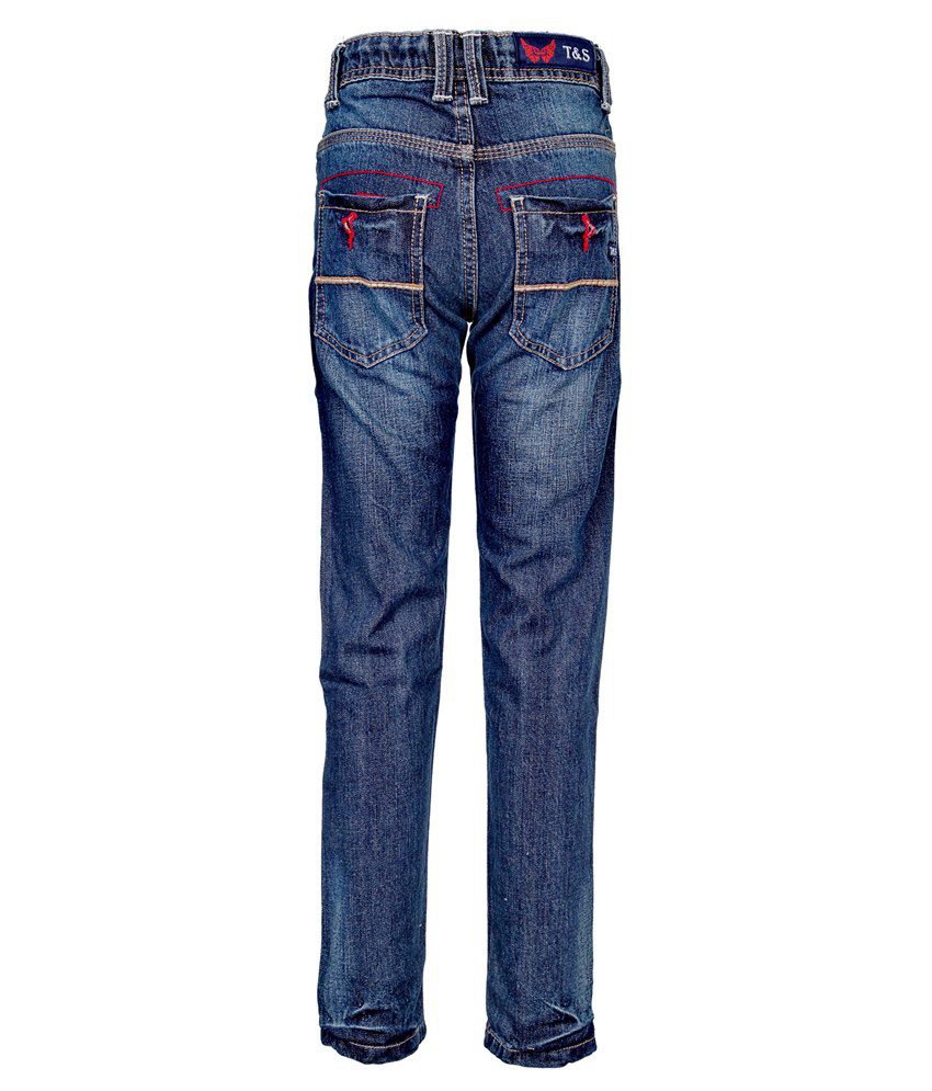 Tales & Stories Blue Jeans For Boys - Buy Tales & Stories Blue Jeans ...
