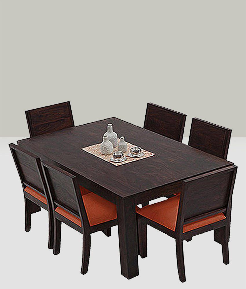 Ethnic India Art Vienna 6 Seater Sheesham Wood Dining Set With Table Buy Ethnic India Art Vienna 6 Seater Sheesham Wood Dining Set With Table Online At Best Prices In India On Snapdeal