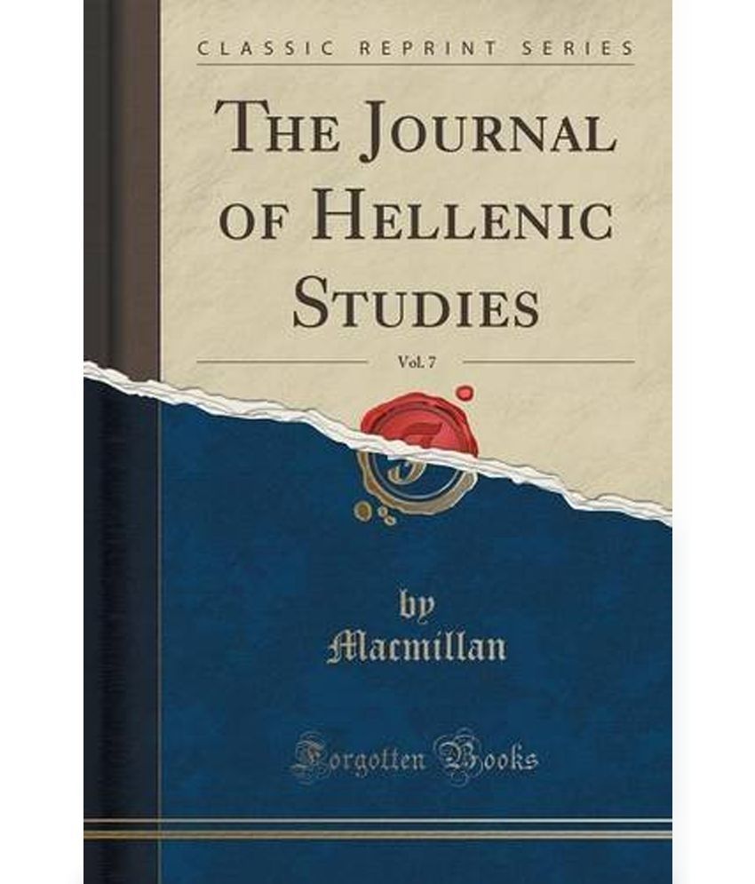The Journal of Hellenic Studies, Vol. 7 (Classic Reprint) Buy The