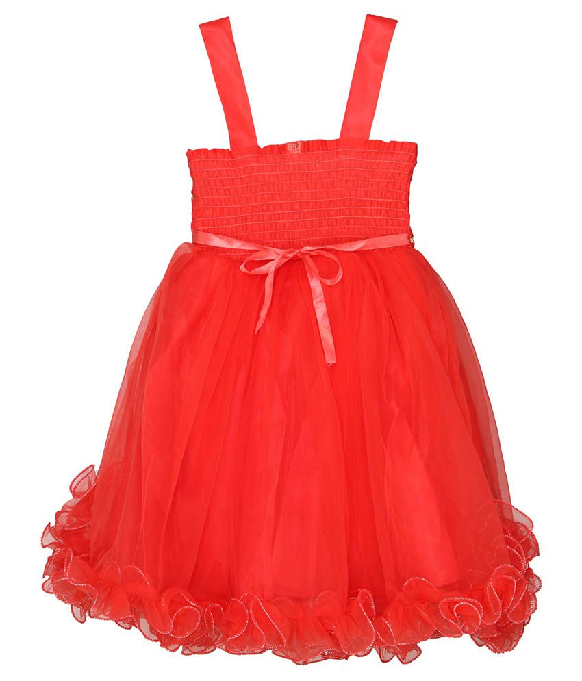 Chipchop Red Frock For Girls - Buy Chipchop Red Frock For Girls Online ...