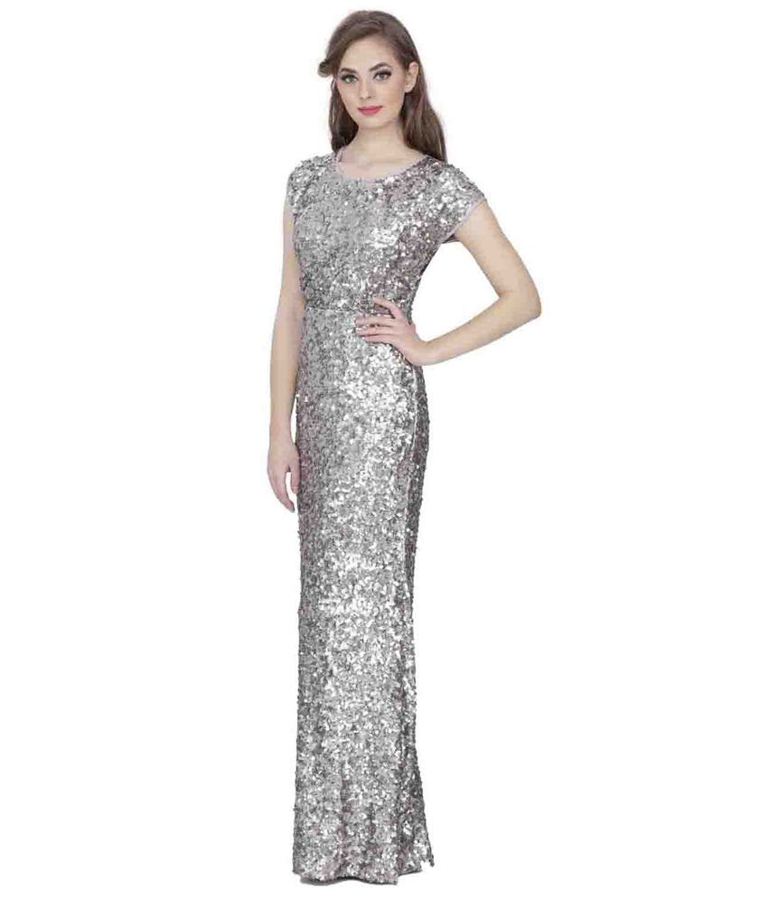 silver gown online