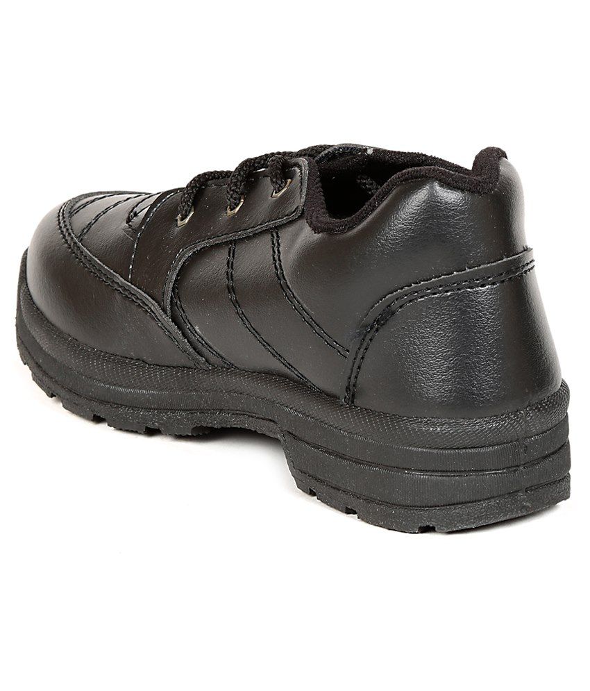 Addison Black School Shoes For Kids 