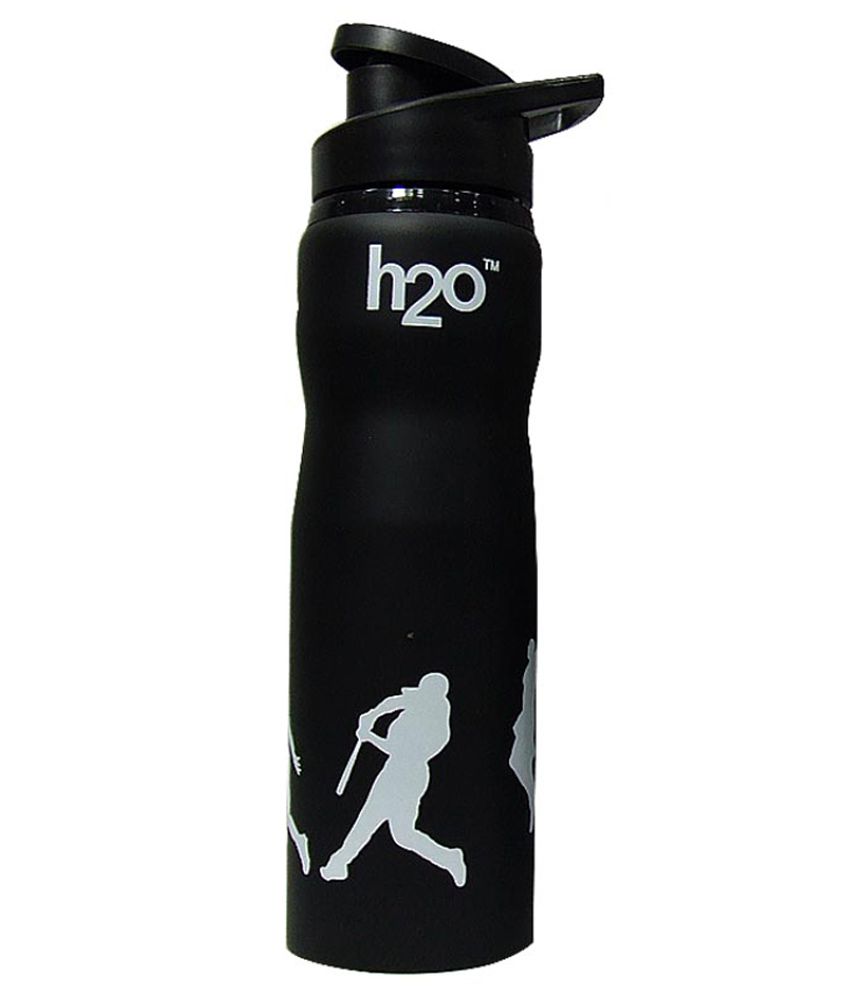 H20 Black Stainless Steel 750 Ml Water Bottle Buy Online
