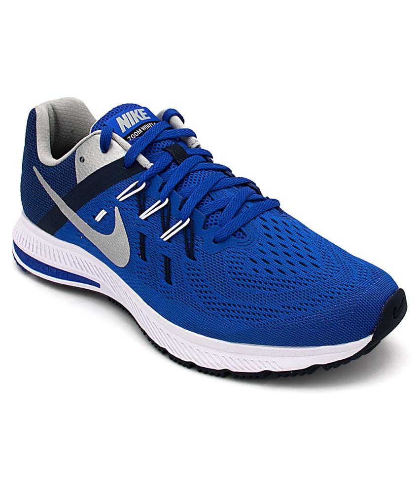 nike training blue shoes