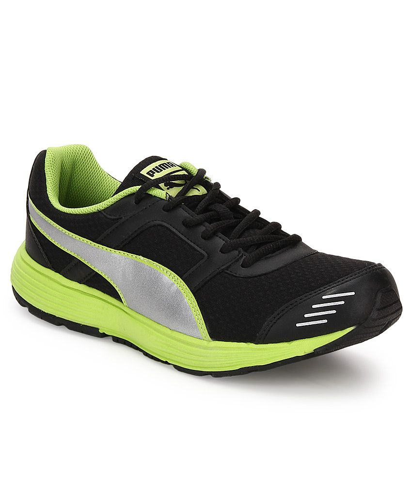 Puma Harbour Fashion Black Running Sports Shoes - Buy Puma ...