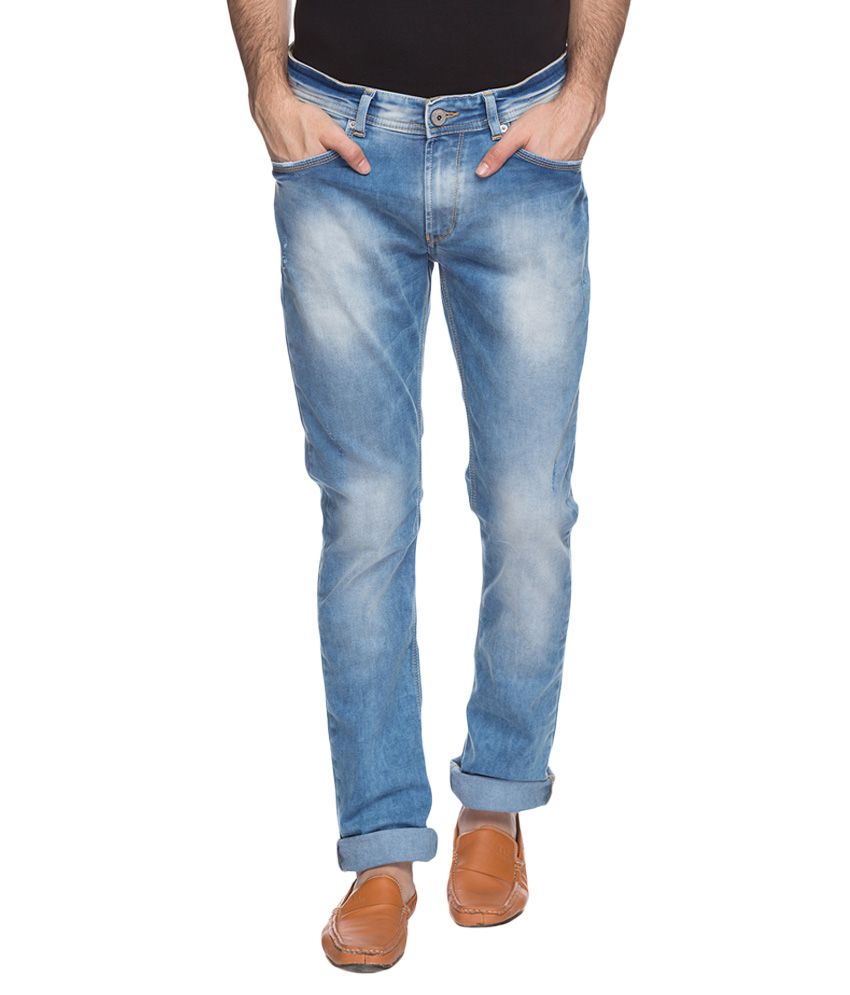 spykar slim men blue jeans