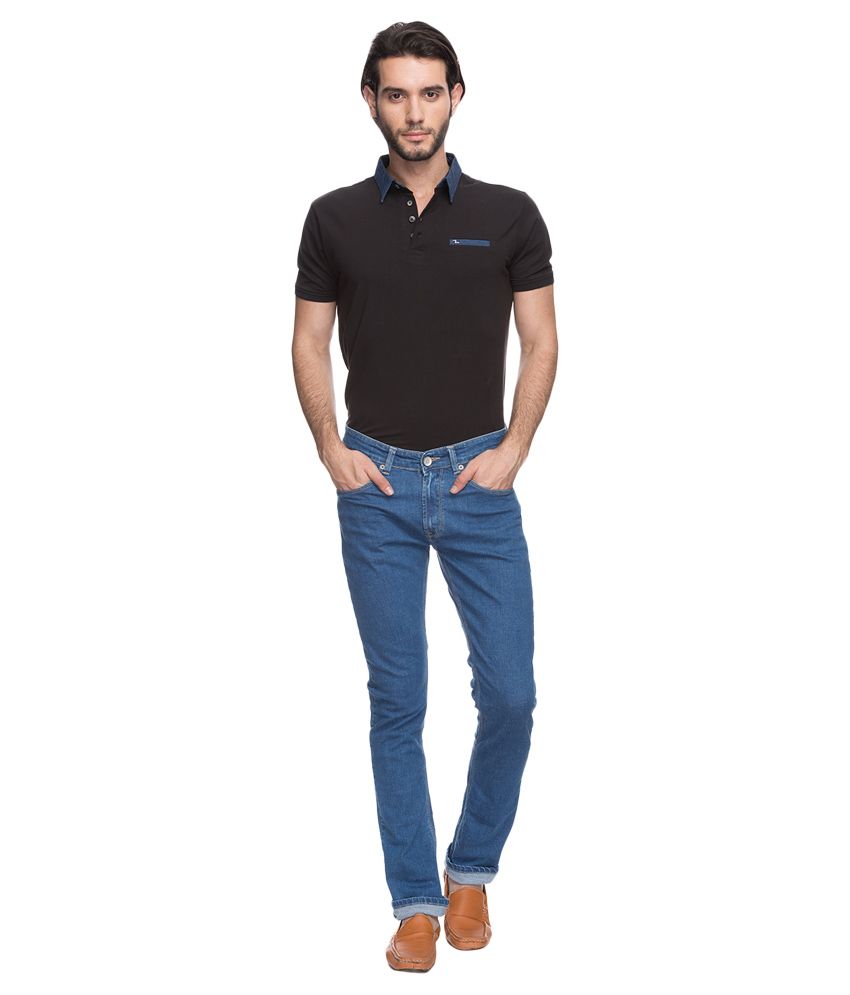 spykar slim men blue jeans