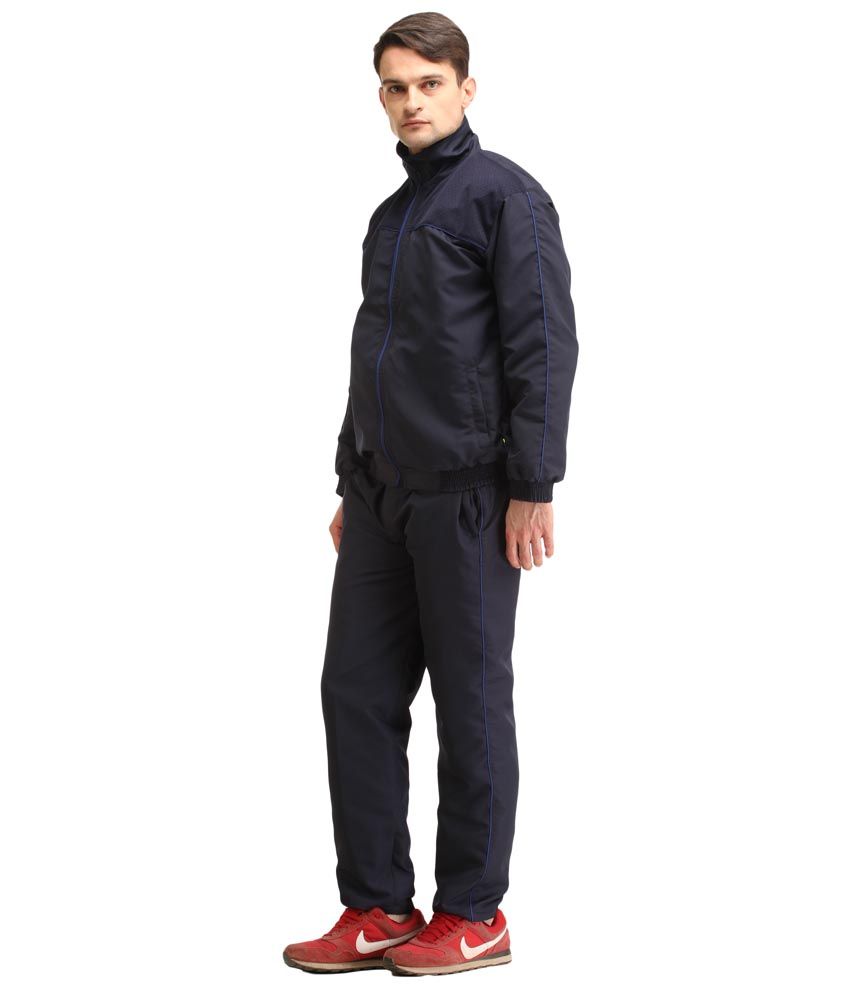 navy fleece tracksuit