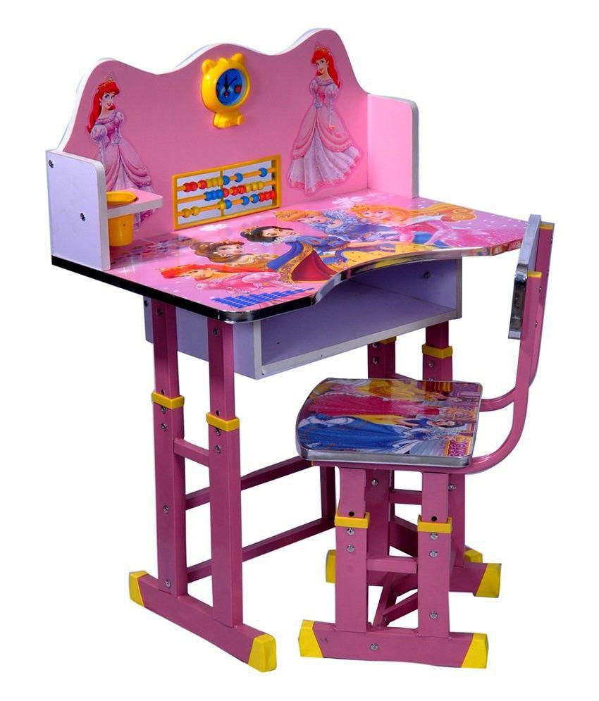 Yours Shop Kids Barbie Study Table Set - Buy Yours Shop ...