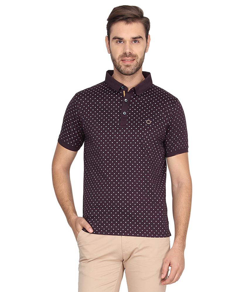 Proline Brown Half Sleeves Polo T-Shirt - Buy Proline Brown Half ...