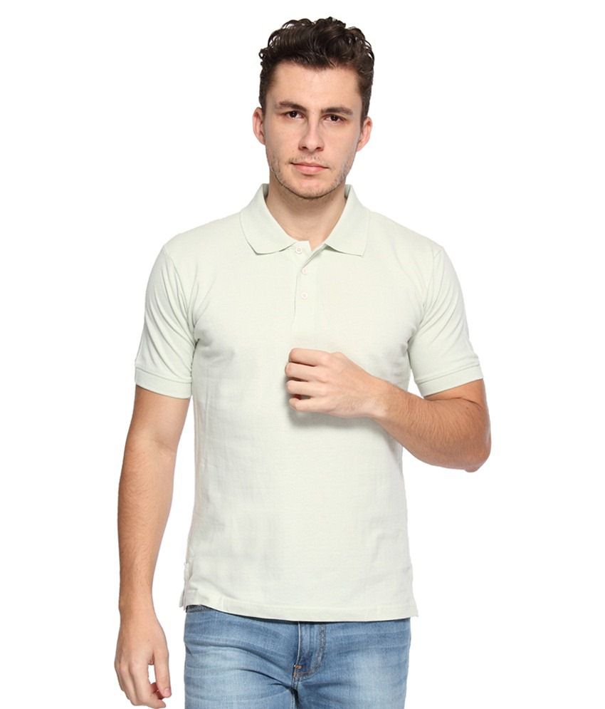 Afylish Beige Polo T-shirt - Buy Afylish Beige Polo T-shirt Online at ...