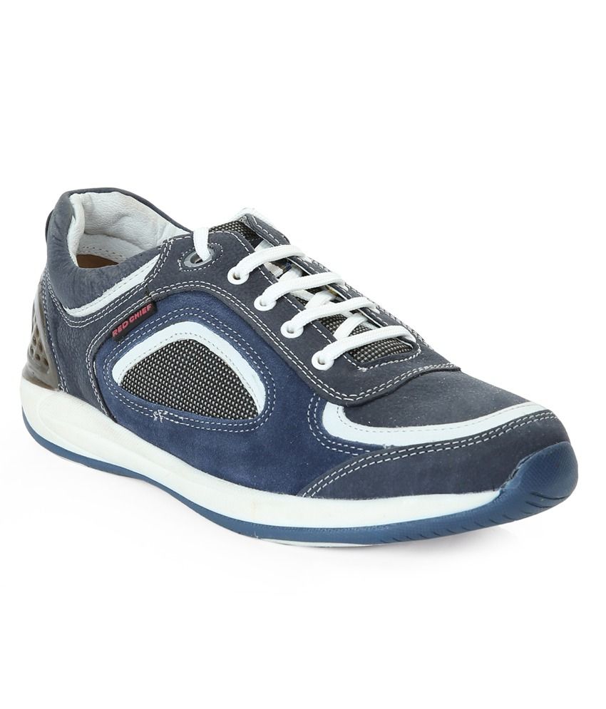 red chief navy blue casual shoes