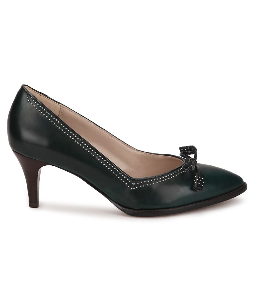 clarks heels green
