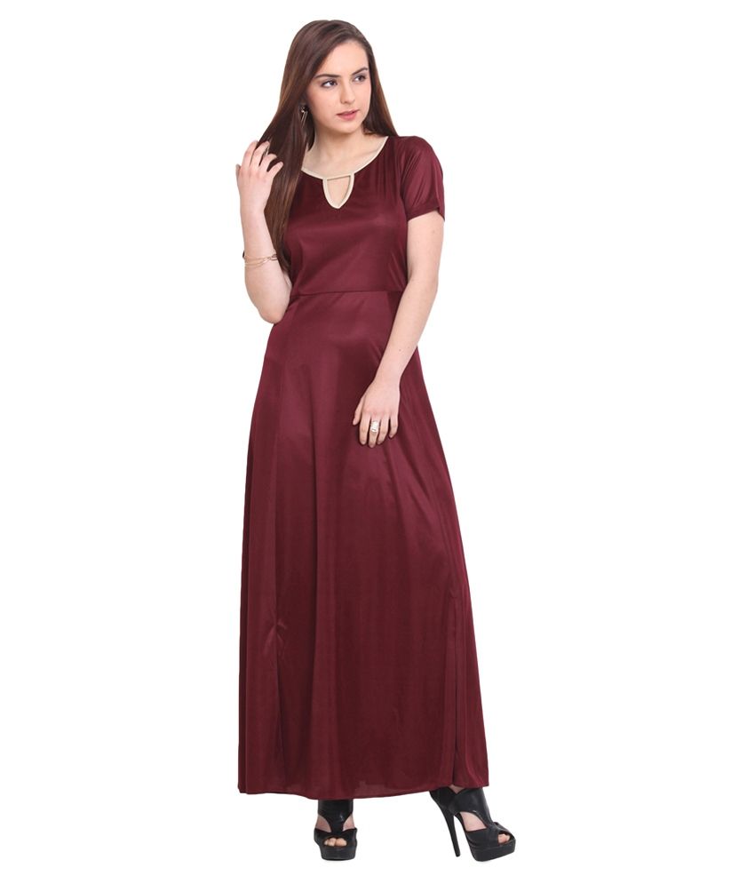 blink maroon viscose maxi dress buy blink maroon viscose blink maroon viscose maxi dress buy blink maroon viscose