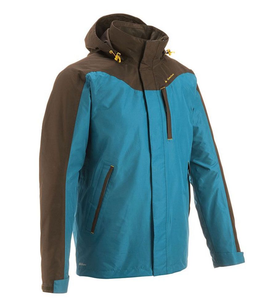 Quechua Forclaz 100 Men Hiking Rain Jacket Buy Online at Best Price on