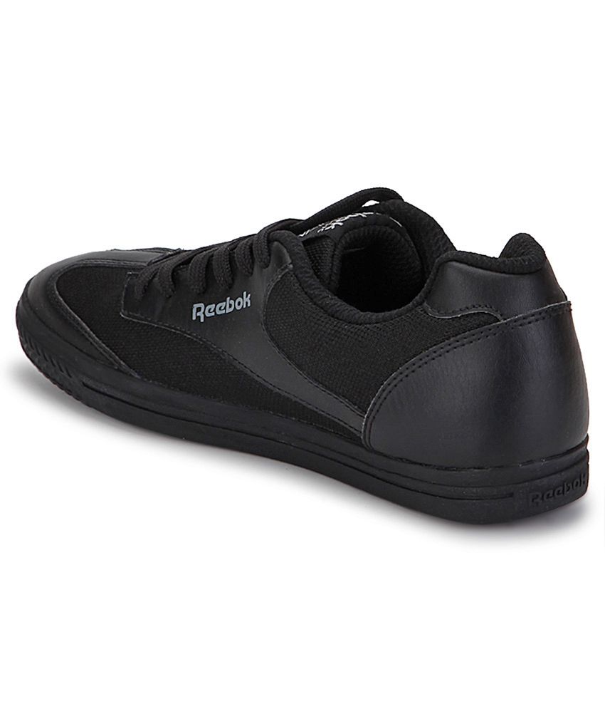 reebok black canvas shoes