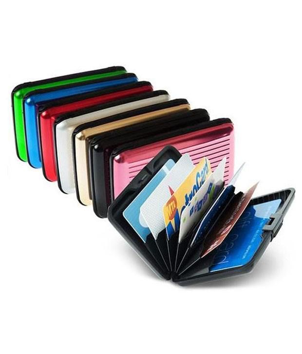 Aluma Security Aluminium Credit Card Travel Wallet Card Pack Holder