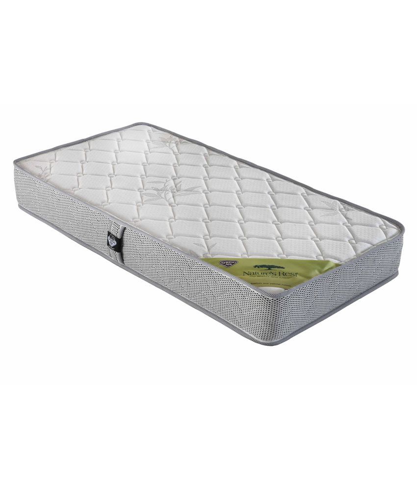 Spring Air Spring Air Nature's Rest White 10.16 cm (4) Latex Mattress